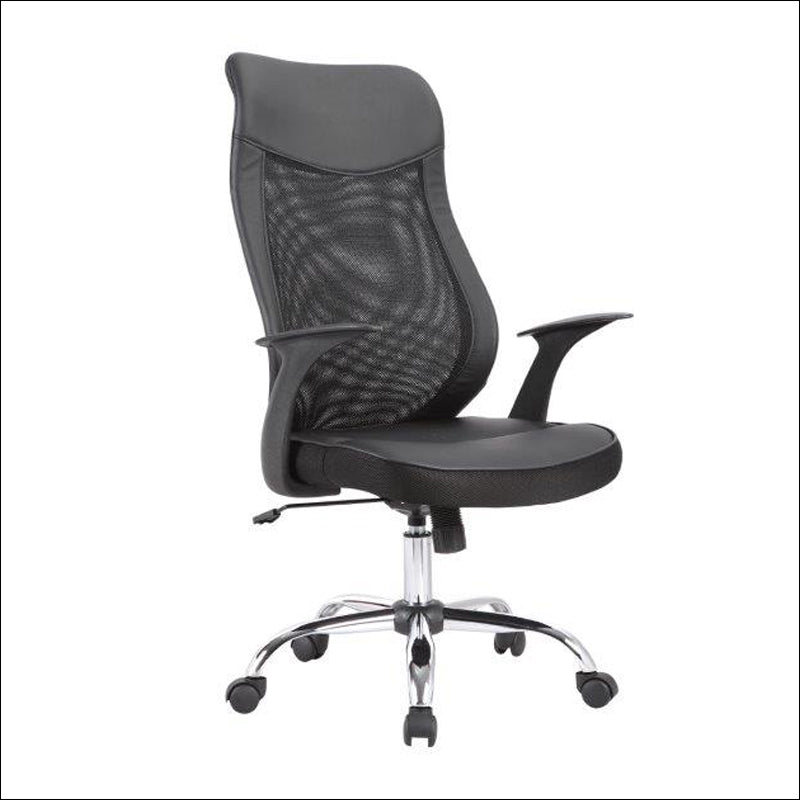 Kancelarijska fotelja 2302 Crna mesh