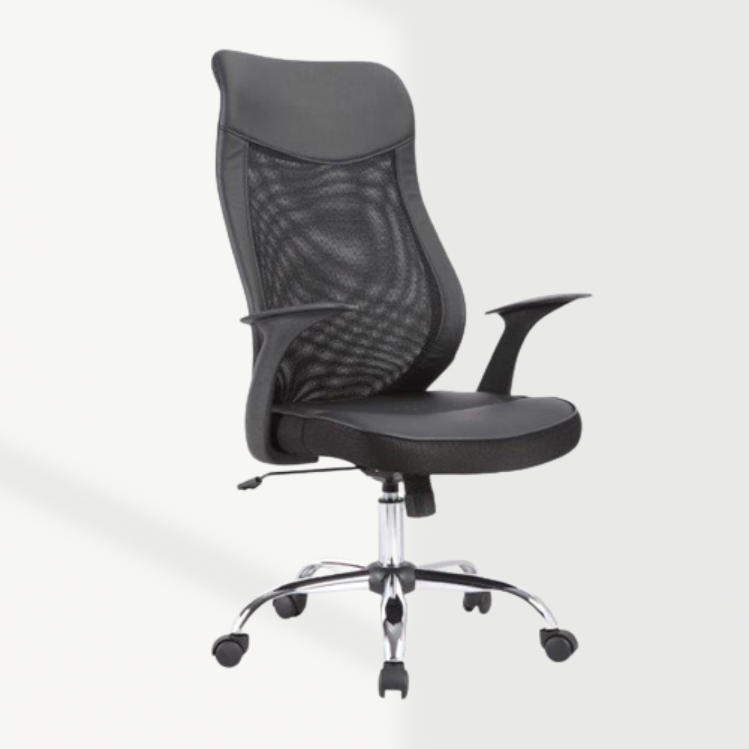 Kancelarijska fotelja 2302 Crna mesh