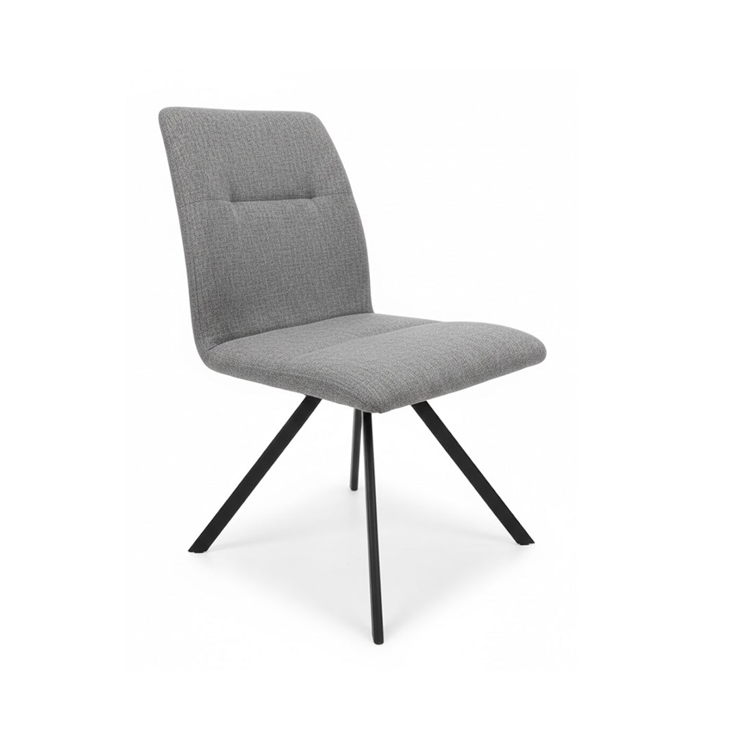 Trpezarijska stolica Gola SivaCrne noge 475x450x935mm