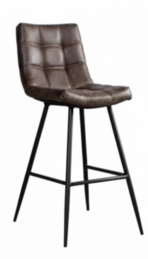 Barska stolica Retro Crna/Noge crne mat