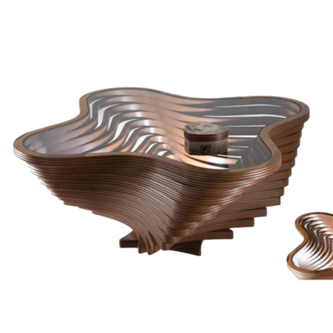 Klub sto Suzan Tamni Orah, 900x900x420 mm
