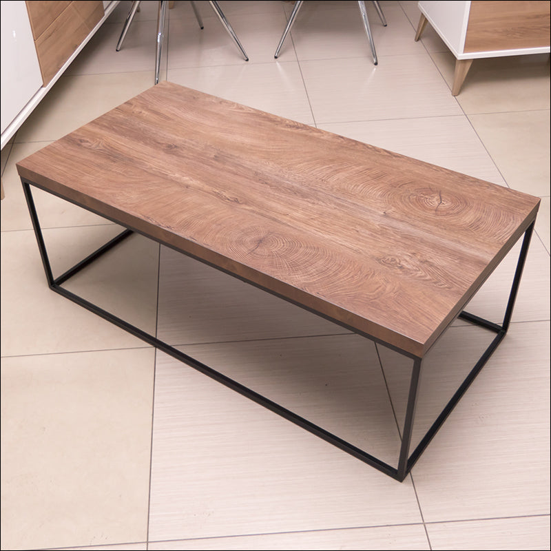 Klub sto Forest Oak Endgrain Cognac