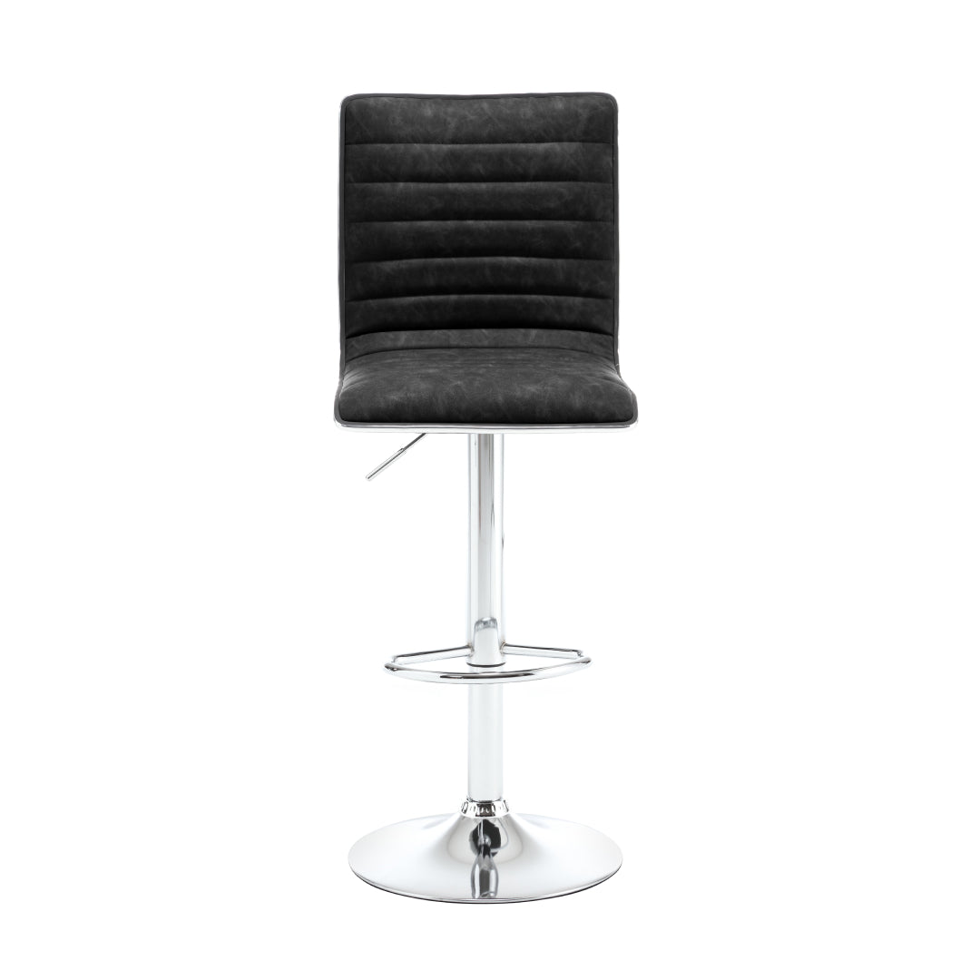 Barska stolica 033 Crna/Hrom metalna baza 380x400x830(1040) mm