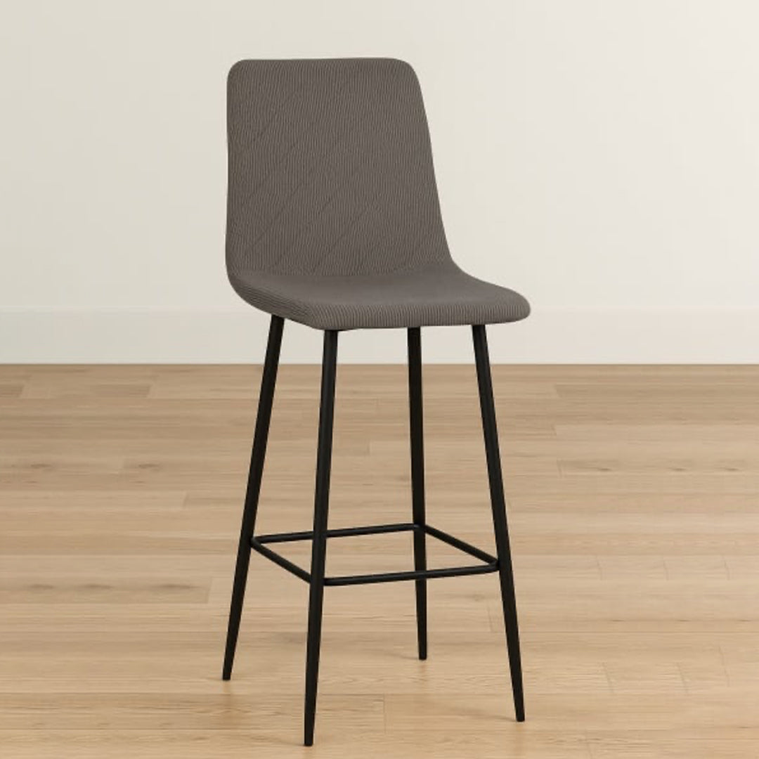 Barska stolica BC812 Siva/Noge crne mat 485x405x1100 mm