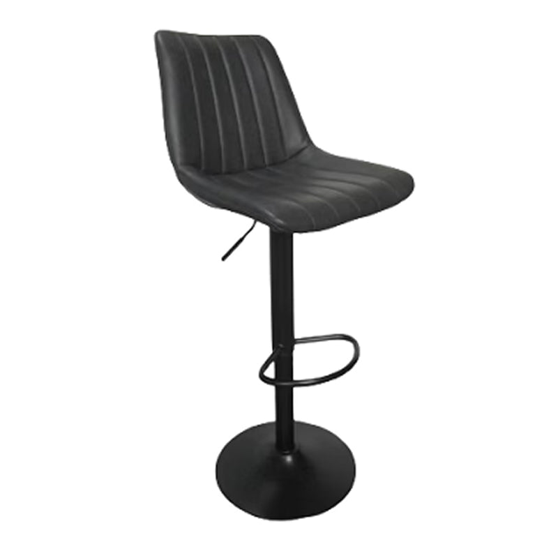 Barska stolica Coral Tamno siva /Crna metalna baza 620145, 430x490x870x1080mm