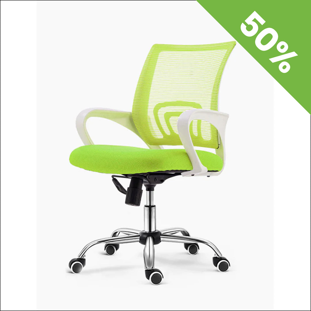 Daktilo stolica C-804A Zelena leđa/Zeleno sedište 570x580x880(980) mm