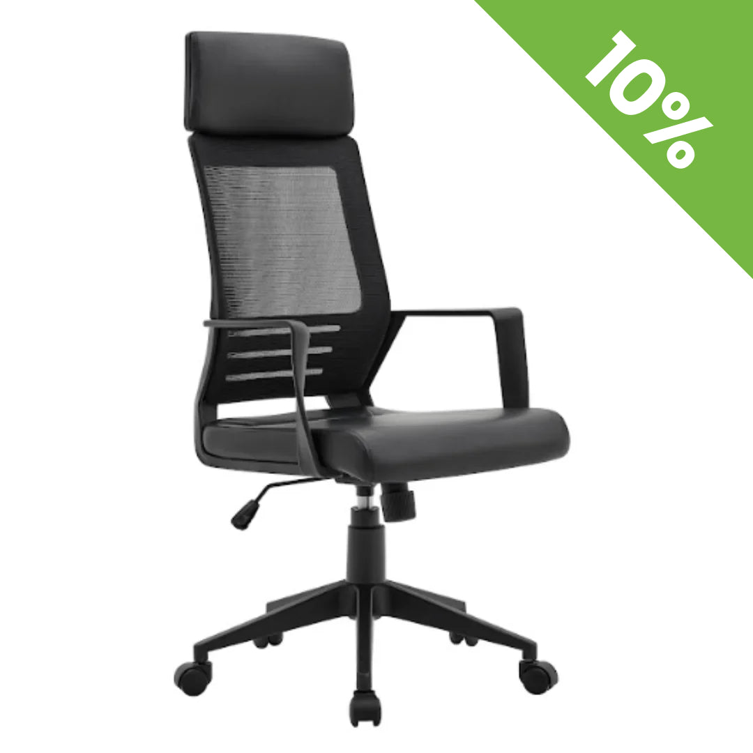 Kancelarijska fotelja 611610 Crni Mesh / Crna ledja 590x620x1170(1270)mm