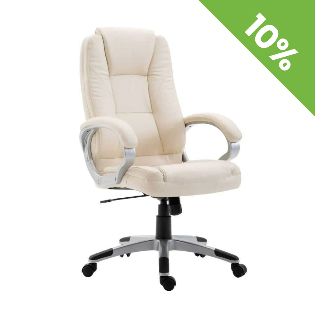 Kancelarijska fotelja 6158 Bež 650x710x1120(1220) mm