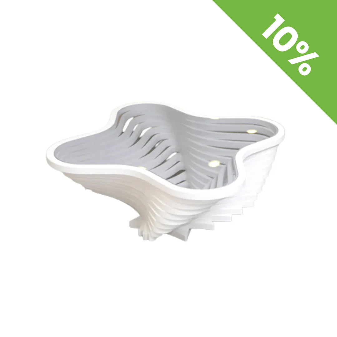 Klub sto Suzan Beli, 900x900x420 mm
