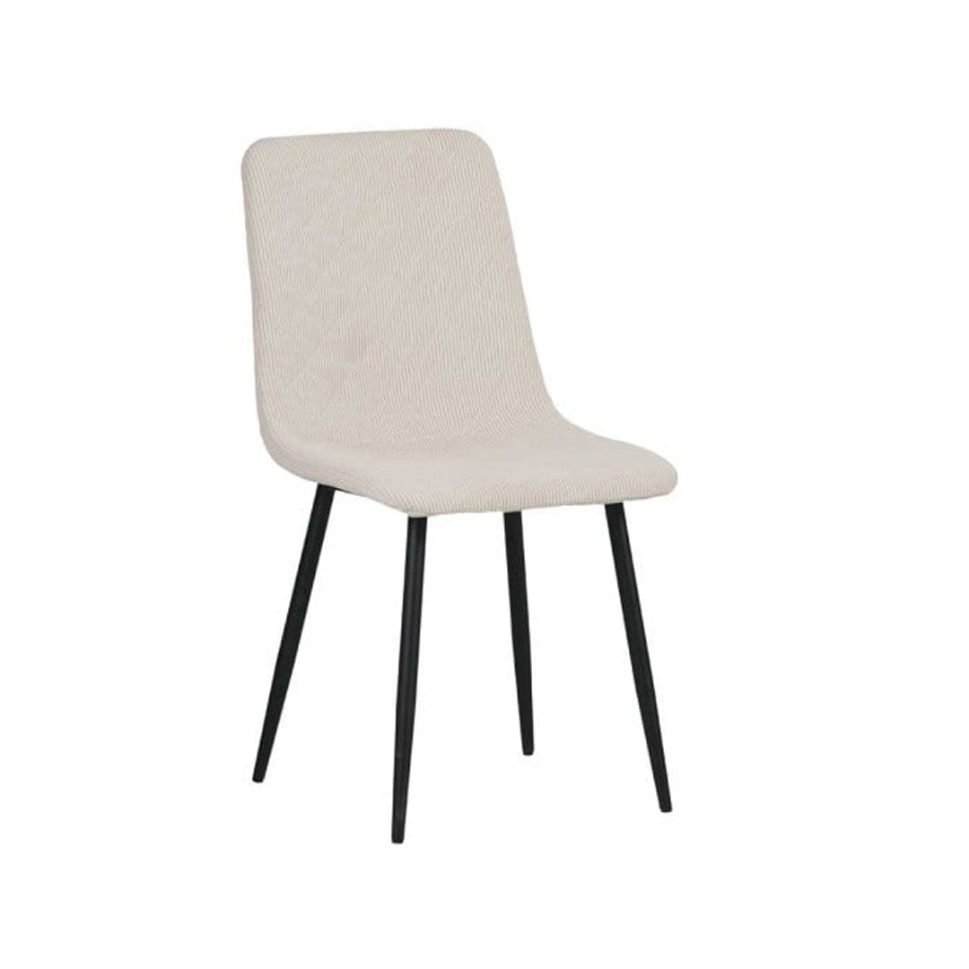 Trpezarijska stolica DC812 Bez/Noge crne mat 520x430x840 mm