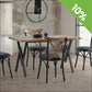 770-004 Trpezarijski sto Verona Furnirani MDF/Crne noge 1400x800x750 mm