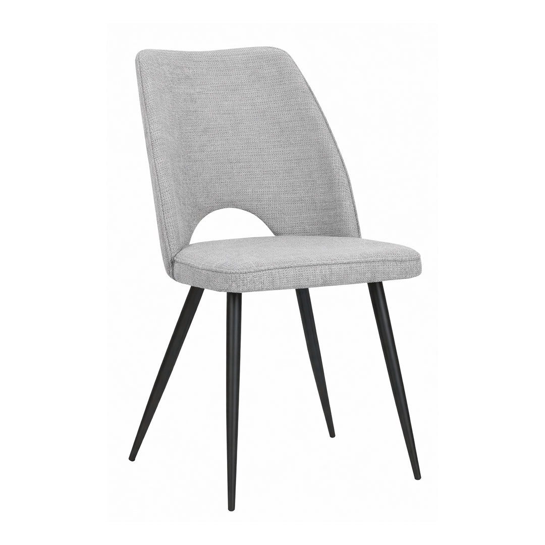Trpezarijska stolica Astana Siva/Crne noge 480x480x910mm