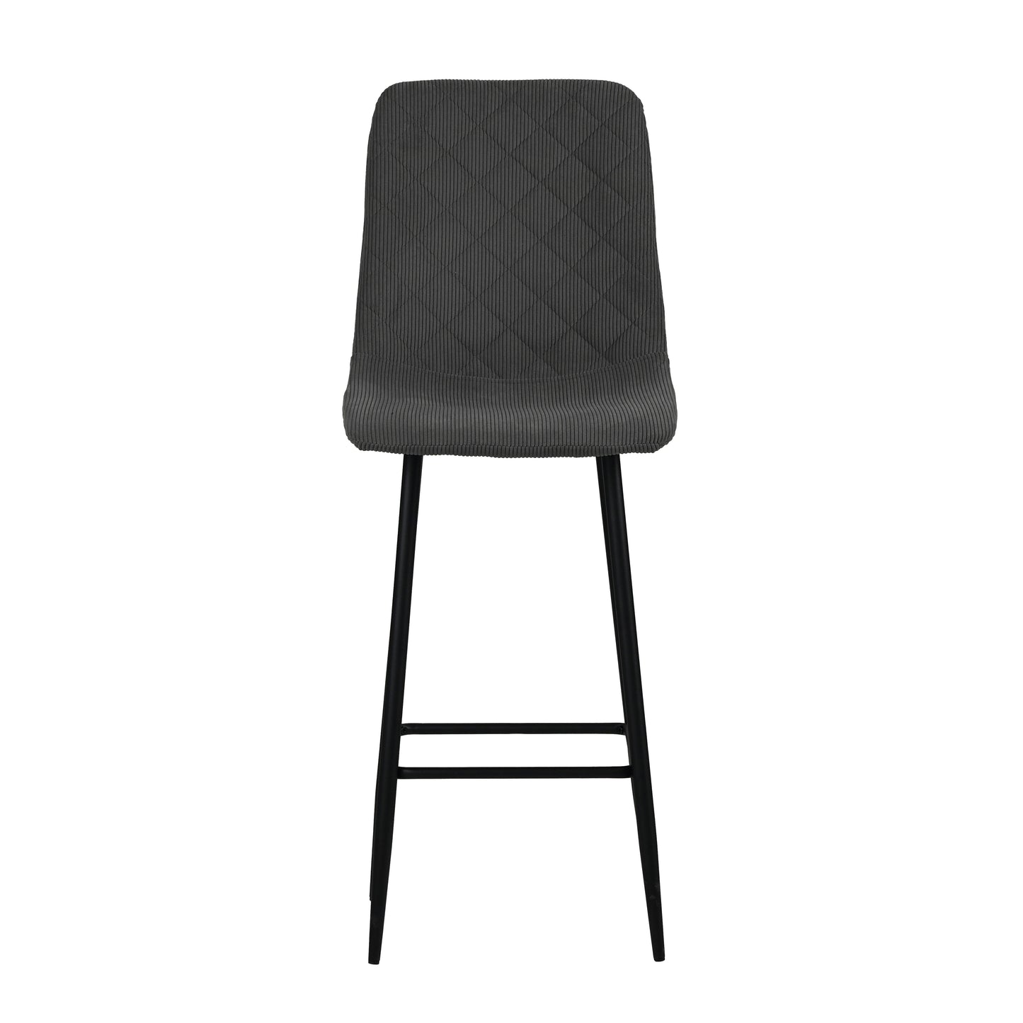 Barska stolica BC812 Tamno Siva/Noge crne mat 485x405x1100 mm