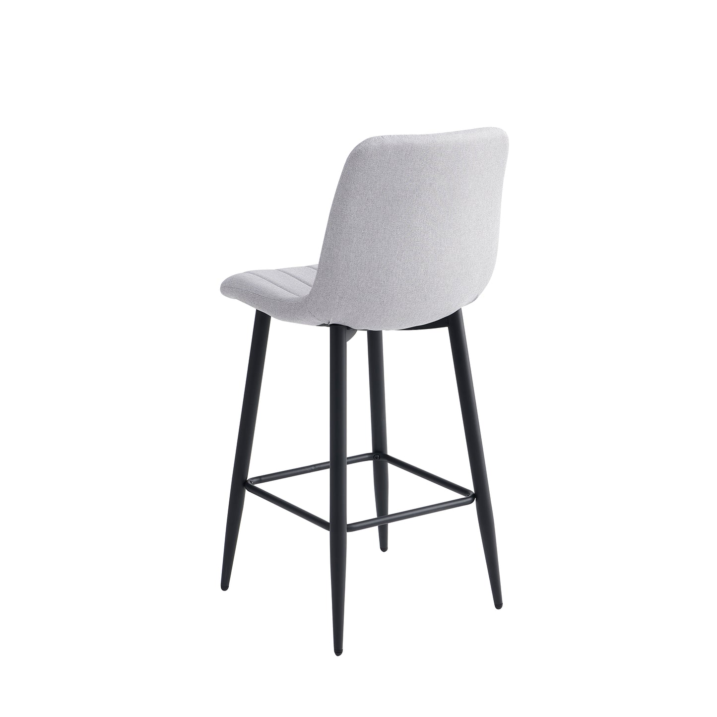 Barska stolica BC 1723 Svetlo Siva/Crne metalne noge 430x360x660/990mm