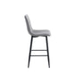 Barska stolica BC 1723 Siva/Crne metalne noge 430x360x660/990mm
