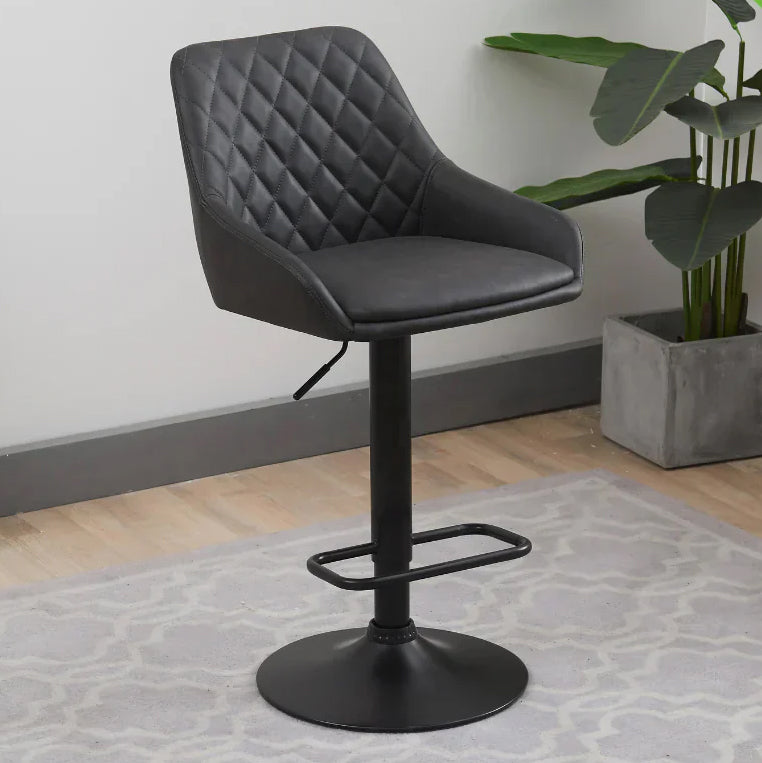 Barska Stolica 620158 Tamno siva/Crna metalna baza 480x510x890(1100)mm