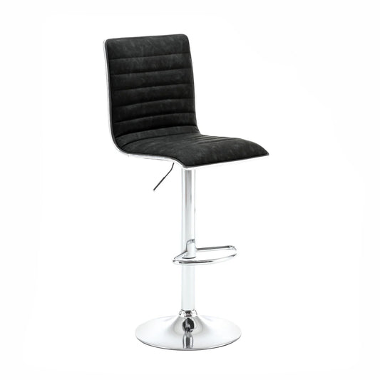 Barska stolica 033 Crna/Hrom metalna baza 380x400x830(1040) mm