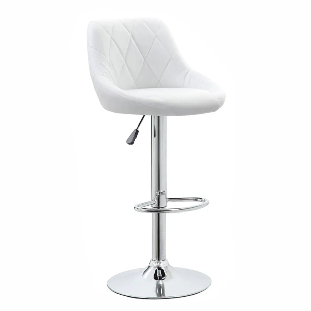 Barska stolica 5015 Bela 460x500x850(1060) mm