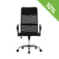Kancelarijska fotelja 857 Crni mesh/Eko koza  630x590x1100(1210) mm