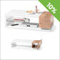 Klub sto CT-891 Belo visoki sjaj/Staklo