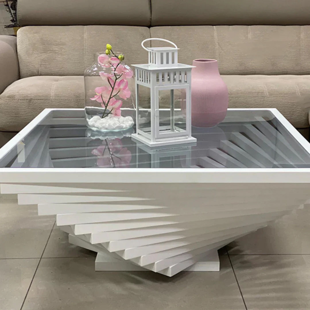 Klub sto Frezija Beli, 1012x1012x390 mm