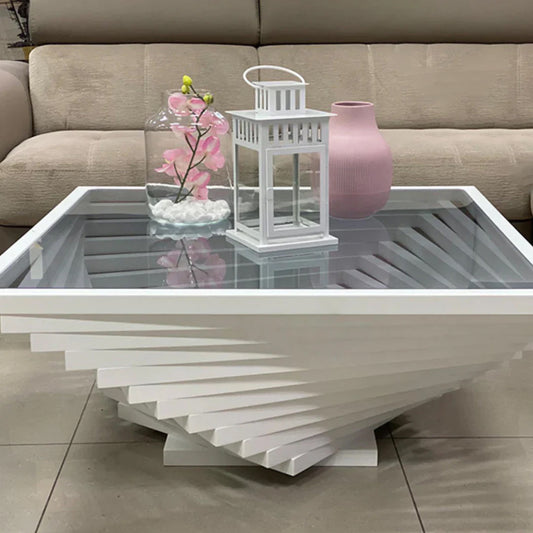 Klub sto Frezija Beli, 1012x1012x390 mm