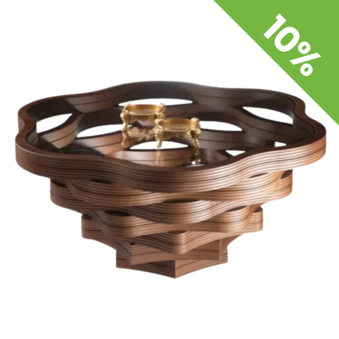 Klub sto Papaja800-574 Klub sto Papaja Tamni Orah, 956x420 mm