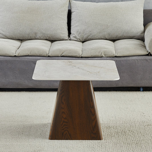 Klub sto CT 6050 Bez keramička ploča/Braon metalno postolje 600x600x480mm