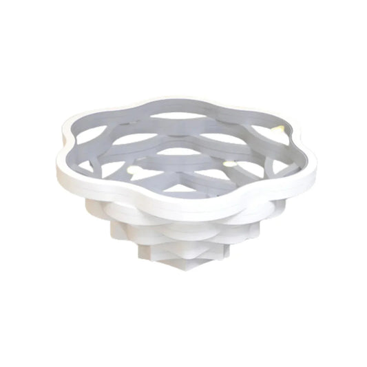 Klub sto Papaja Beli, 956x420 mm