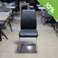 Trpezarijska stolica DC811Black/Hrom noge