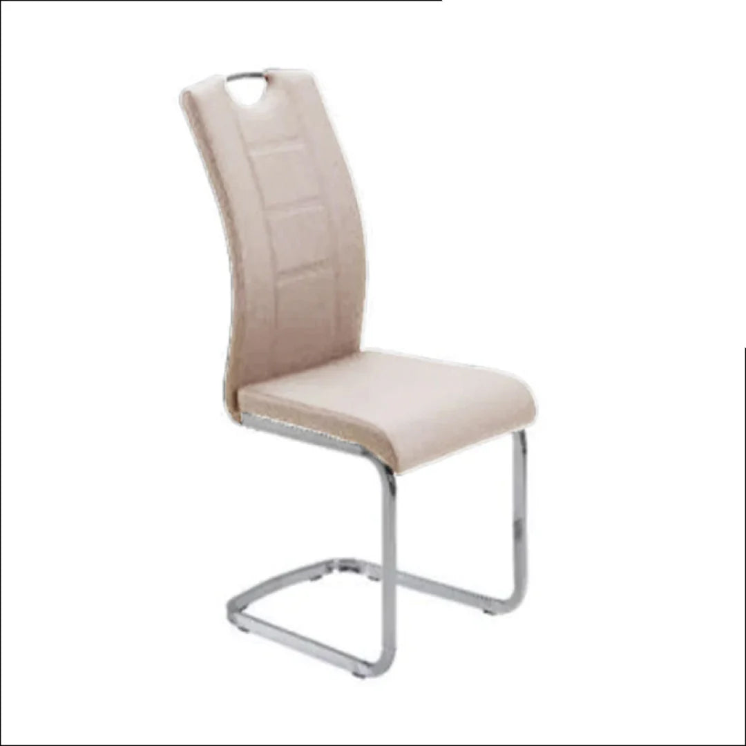 Trpezarijska stolica DC862 Noge hrom/Cappuccino 580x430x980 mm