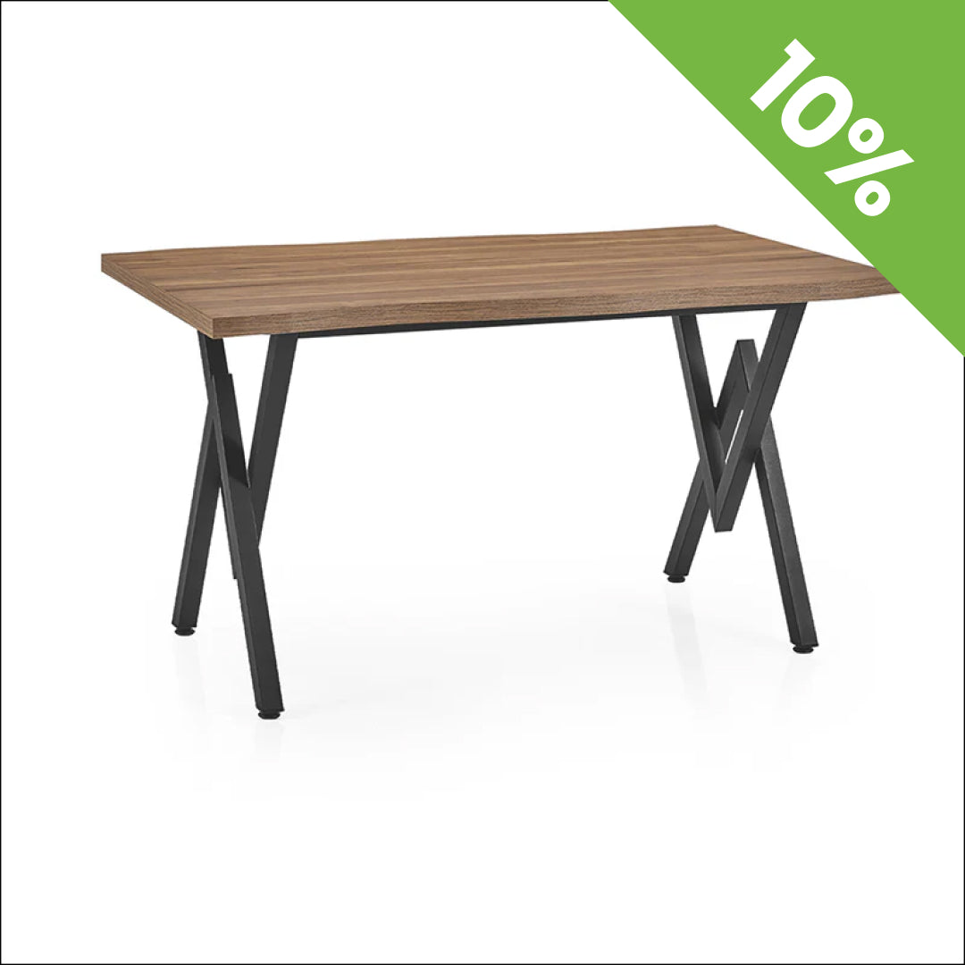 Trpezarijski sto Verona Furnirani MDF/Crne noge 1600x900y750 mm
